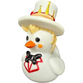 Lucifer Rubber Duck - 3.5" Ducky for Bathing Fidget Playing Jeep Ducking Cars Jeeps Toy Cosplay Costume Plush Cute Take That Depression!