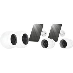 Noorio Home Security Camera System with B200SE-A201×2，B310×2