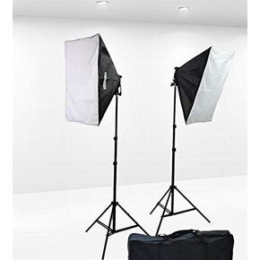 1600 Watt Softbox Lighting Kit Video Lighting Kit Two Softbox, 8 x 45watt Flourescent Bulb, 2 x lightstand by Fancierstudio 9004S