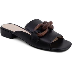 Chocolat Blu Women Shoes Bell Low Heel Slide W-chain