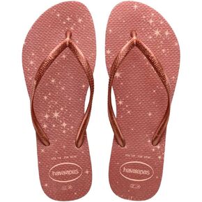 Havaianas - Floss Slim Plans ، الأنيقة ، القوية والمتعددة الاستخدامات تتخبط للنساء مع لمسة من البريق ، باطن غير انزلاق