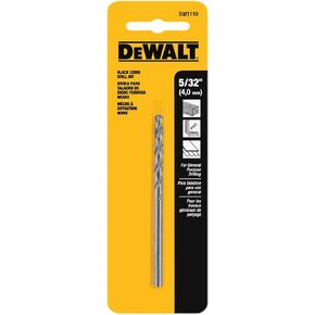 DeWalt DW1110 5/32" Black Oxide Split Point Drill Bit