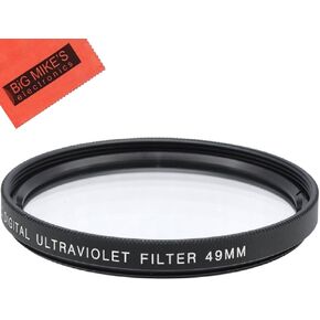 49mm UV Filter for Panasonic HC-WXF991K, HC-VX981K, HC-X900/M, HC-X920K Camcorder