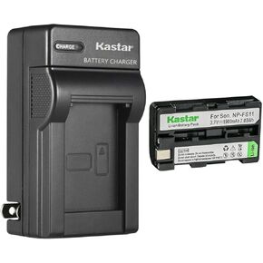 kastar 1 pack batch وشاحن الجدار AC استبدال Sony NP-F10 NP-FS10 NP-FS11 NP-FS12 ، FS21 ، FS31 Battery ، Sony AC-VQ11 ، AC-VF10 Charger