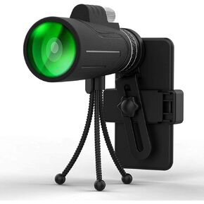 16x50 Monocular Telescope - High Definition Bak4 HD Monocular IPX7 Waterproof for Bird Watching Camping Seeing for Adult Bird Watching Outdoor Hunting Travel Si Telescope
