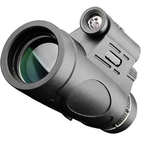 Portable Binoculars High Power Professional Monocular, 12 x 50 High Telescope, HD High Power Bak4 Monocular Waterproof Practical Adjustable for Birdwatching Hiking Camping Sightseeing