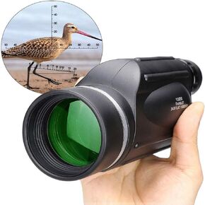 Portable Binoculars High Power 13X50 Monocular Telescope for Adults, Waterproof Monoculars for Birdwatching, Shooting Built-in Distance Reticle, Prism & Lens