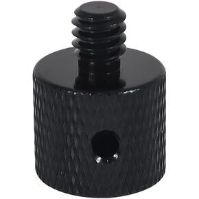 Aluminum 1/4-20 Male to M6-1 Female Adapter Screw Head Tripod Adapter Screw Photography Accessory for DSLR, SLR