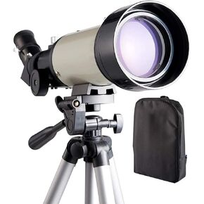 Outdoor Telescope,Telescope for Kids,Adults and Beginners,70mm Aperture 400mm Astronomical Refractor Telescope,PortableTelescope W