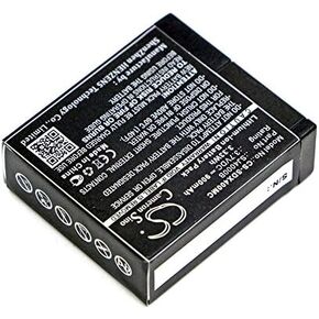 900mAh/3.33Wh Replacement Battery for Forever S009 SC-100, SC-200, SC-210, SC-220, SC-300, SC-310, SC-400