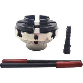 Lathe Chuck 4" inch/100 Mm 4-Jaw Self-Centering Wood Turning Lathe Chuck Mini Lathe Woodworking Machine Chucks Parts Accessories High Precision to Ensure The Accuracy of Operation