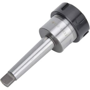 Morse Taper Shank Chuck MTA2 ER32, High Speed Steel CNC Lathe Hardware, 1 20mm Clamping Range, Durable and High Performance Tool Holder for Milling Machines and Drilling Equipmen