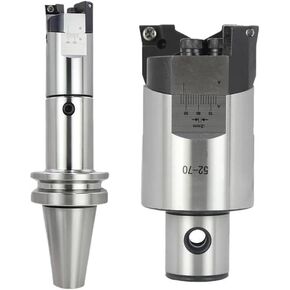 1pc CNC Adjustable RBH Double-Edged BT30 BT40 SK40 Tool Holder RBH Boring Bar Cutter Handle LBK Rough Boring Head(RBH120-164)