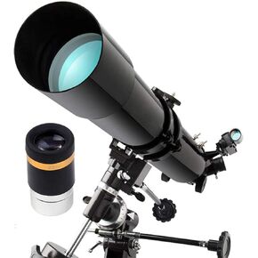 Refractor Astronomical Telescope,80MM Aperture 900mm Telescope,Travel Telescope for Kids Beginners and Adult,Great Astronomy for K