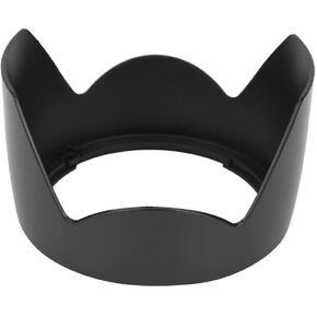 Camera Flower Lens Hood EW-83J ABS Plastic Mount Lens Hood Camera Lens Shade Replacement for EF-S 17-55mm F/2.8 is USM Lens