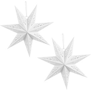 Paper Lamp Shades Large Star Light Shade Hollow Paper Lampshade for Ceiling Wall Table Lamps