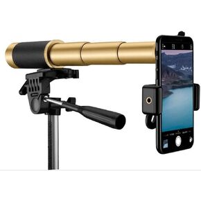 25x50 HD Foldable Monocular with Full Optical Prism and Dual Focus Telescope, Waterproof, Portable Spotting Scopes for Bird Watching