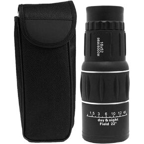 Ultra Hd, High Power Binoculars, Monocular Telescope 16X52 Prism Scope with Compass Phone Clip Tripod for Outdoor Camping for Indoor/Outdoor