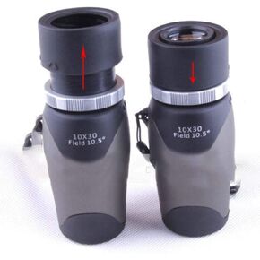 Ultra Hd, High Power Binoculars, Monocular Telescope, 10X30 High-Definition Pocket Telescope Prism for Traveling for Indoor/Outdoor