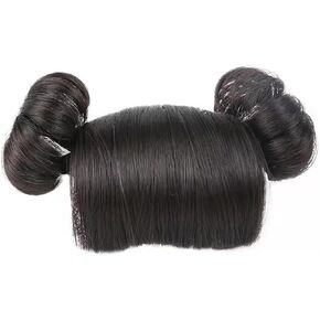Baby Girls Wig Headwear Children's Hairband Bun Wig Hairpiece Short Curly Hair Accessory Lovely Headdress Bangs