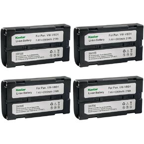 Kastar 1-Pack VW-VBD1 Battery Replacement for Hitachi VM-E540LA, VM-E545LA, VM-E545LS, VM-E555, VM-E555LA, VM-E563LA, VM-E565, VM-E565LA, VM-E568E, VM-E568LE, VM-E573LA, VM-E575LE, VM-E635LA
