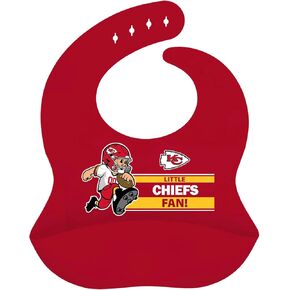 Baby Fanatic Kansas City Chiefs Silicone Bib