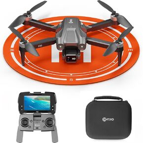 Contixo F25 GPS Drone with 4.3" HD Screen Remote, 1080p Camera, Follow Me, Waypoint, Orbit Mode, Brushless Motors, Up to 16 Min Flight Time, 600 Ft Range, GPS + Glonass Positioning