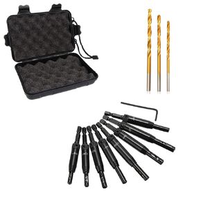 Self Centering Drill Bit Set (Black)
