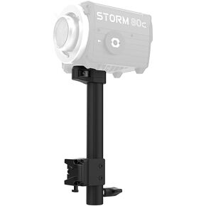 Aputure Storm 80c Handheld Bracket, Portable Mount with V-Mount Receiver & Power Cable for On-The-Go Lighting