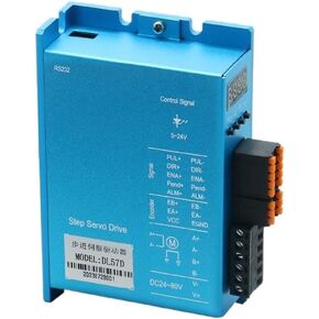 DL57D Stepper Motor Drive Digital Display 0-200khz DC 24-80V Encoder 1000 Lines 4A Suit for Nema23 Close Loop Stepper Motor