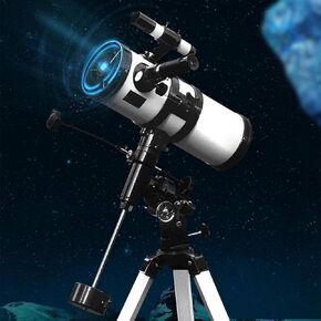 Astronomy Telescope,114mm Aperture, Telescopes for Adults Astronomy,Reflector Telescope Comes with Tripod and 20mm/12.5mm Eyepiece