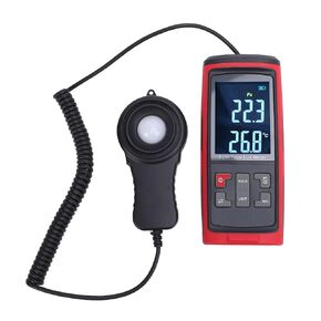 Illuminance Meter Detector Tester Brightness Meter for Interior, Light Photometers