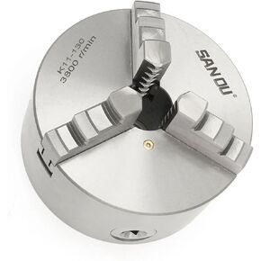 K11-130 3 Jaw Self-Centering Lathe Chuck 130mm Scroll Chuck