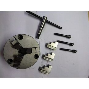 3 Jaw 100Mm Self Centering Chuck With Reversible Jaws Front Mount Lathe-Amz119