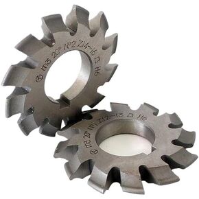 1PCS M0.5 M0.75 M1 M1.25 M1.5 M2 M2.5 M3 M4 M5-M10 MODULUS PA20 DECREES NO.1-NO.8 HSS GEAR MILLING CUTTER TOUT (No.8 ، M6.5)