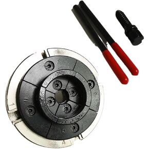 4 inch Type-C 100mm 4-jaw self centering Wood Turning Lathe Chuck mini lathe woodworking chucks machine tool accessories(Thread M33 3.5)