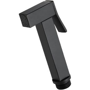 HandheldSprayer for Toilet Brass Baby Cloth Diaper Sprayer Portable Hand Held ToiletSprayer Head, for Feminine Wash, Pet Washing, Easy to Install,Gold(Black)