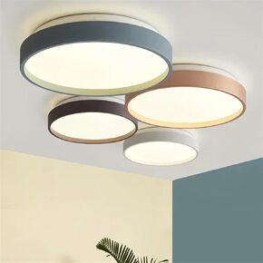 Modern LED Ceiling Lamps for Living Room Dining Room Bedroom Aisle Ceiling Chandelier Indoor Home Decor Lighting Fixture 1Pcs(Gold D45cm)