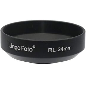 Photo Camera Lens Hood Black Metal 24mm for Rollei 35, 35T, 35TE, RL-24mm LC4188