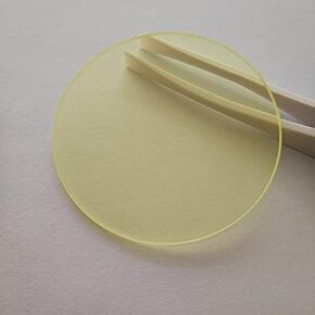 Multiple Size 450nm Longpass Filter Light Yellow Optical Glass JB450 GG455 (Specification : 75x2.0mm)