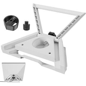 3-in-1 Mount Kit for Starlink Mini – Integrated Kickstand, Mini Pipe Adapter and Flat Mount Replacement & 1/4" to 3/8" Thread Converter, Compatible with Tripods, Pipes & Accessories for Starlink Mini
