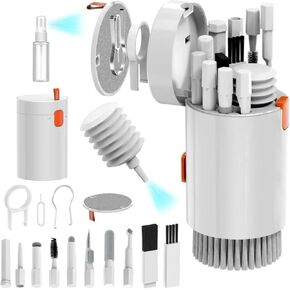 20 in 1 Keyboard Cleaning Kits for Phones Earbuds Laptops Cameras Electronics Portable Multifunctional Cleaning Tools