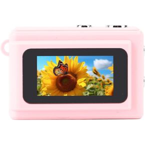 Jectse Pink 1080p 12mp HD Camera Camera Camcorder مع شاشة 0.96 بوصة ، مسجل فيديو رقمي صغير صغير ، مشاركة USB C الفورية (PIN)