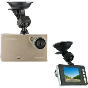 XIT Car Black Box Driving Video Recorder HD 1080P 170 Degree Ultra Wide Angle Lens G-Sensor Vehicle Camera Camcorder, Gold