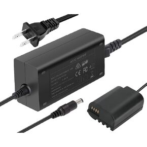 Synergy Digital Adapter, Compatible with Panasonic Lumix GH7 Mirrorless Digital Camera Adapter DC Coupler for Panasonic DMW-BLK22