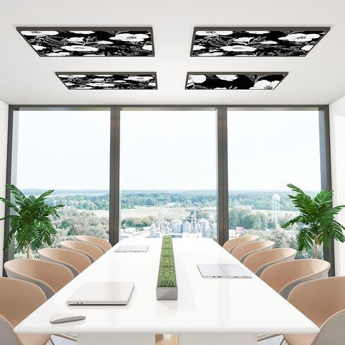 6 Pack Fluorescent Light Covers for Ceiling Lights Seamless pattern stars polka dots Cute baby for Pattern Decorative Magnetic Fluorescent Covers for Classroom Office Home 2x4 ft in Saudi Arabia