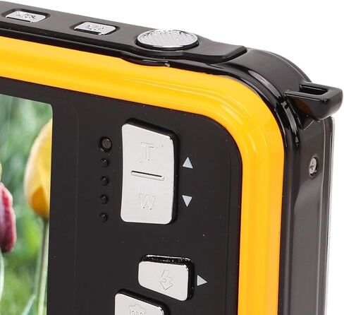 Jectse Underwater Cameras, Full HD 2.7K 48MP Digital Camera with 16X Digital Zoom, Compact Point and Shoot Camera for Snorkeling (Yellow) in Saudi Arabia