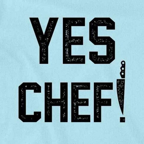 Pop Threads Yes Chef! Large Text Cooking Funny Infant Baby Boy Girl Bodysuit in Kuwait