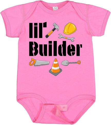 inktastic Lil Builder- Future Construction Worker Baby Bodysuit in Saudi Arabia
