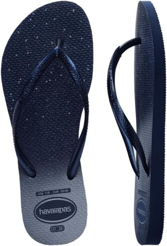 Havaianas - Floss Slim Plans ، الأنيقة ، القوية والمتعددة الاستخدامات تتخبط للنساء مع لمسة من البريق ، باطن غير انزلاق in Kuwait